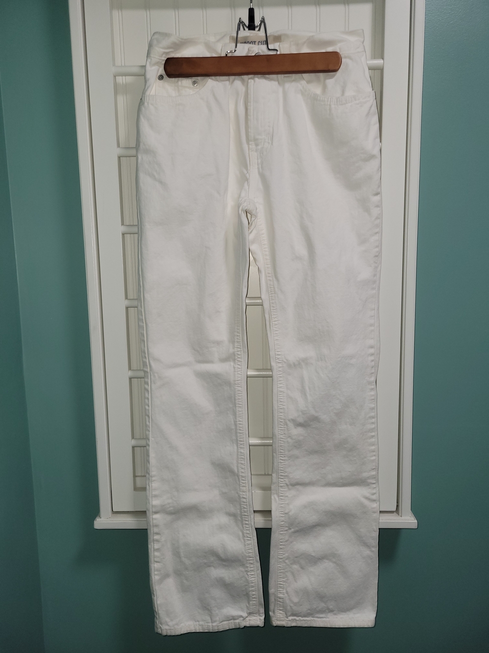 GAP Vintage 2002 Women's White Boot Cut Jeans Size 2R